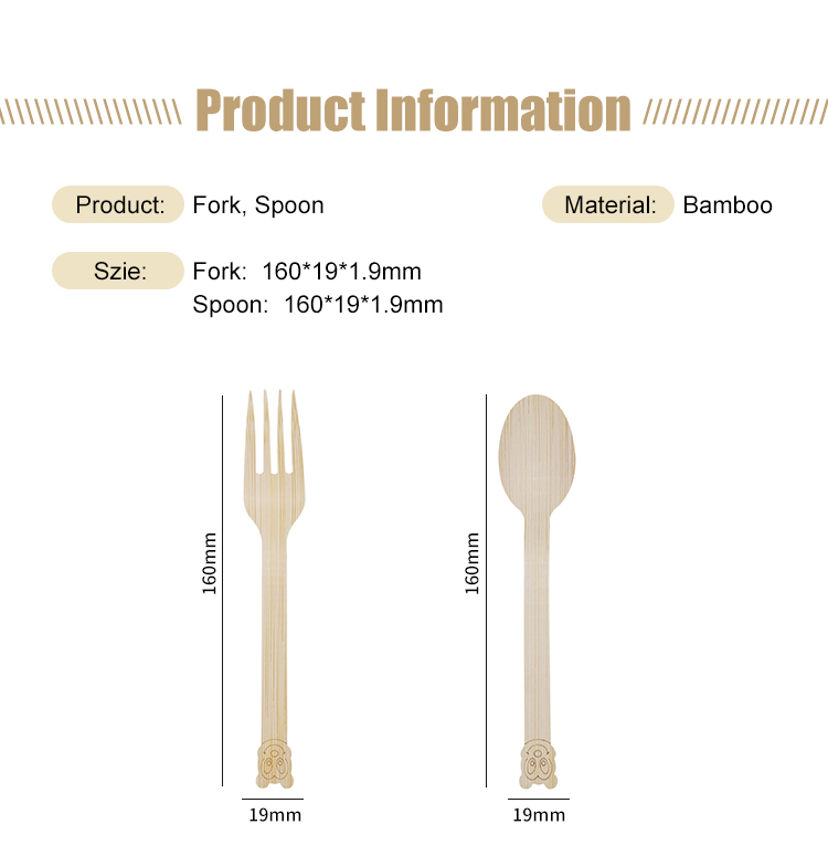 7in Compostable Bamboo Sporks