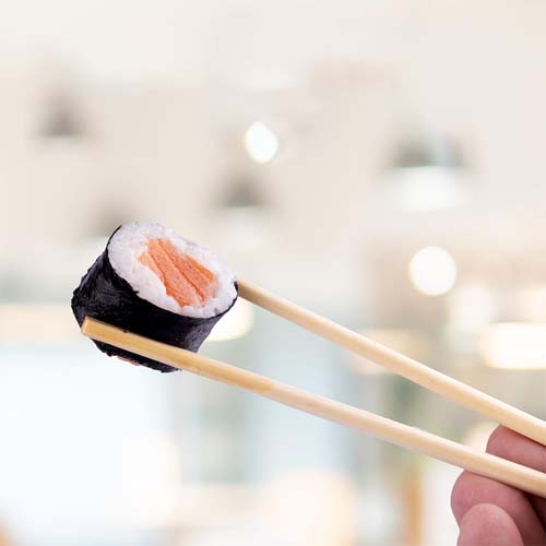 Compostable 21cm Bamboo Chopsticks