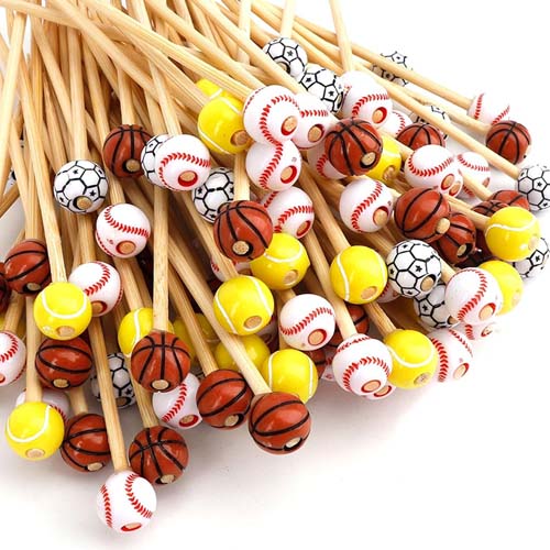 Decorative Bamboo Fruit Toothpicks