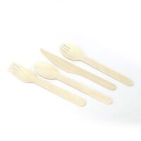 Natural Birch Wood Cutlery