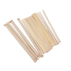 Plastic-Free Bamboo Fiber Straws
