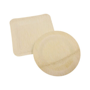 100% Compostable Bamboo Plates