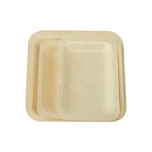 7 Inch Wooden Plates