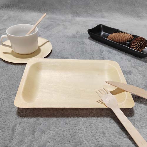 7 Inch Wooden Plates