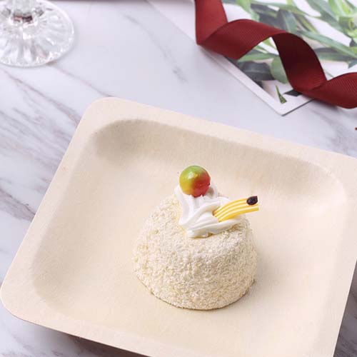 8inch Eco-Friendly Wood Plates