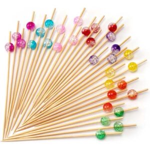 Colorful Bamboo Cocktail Picks