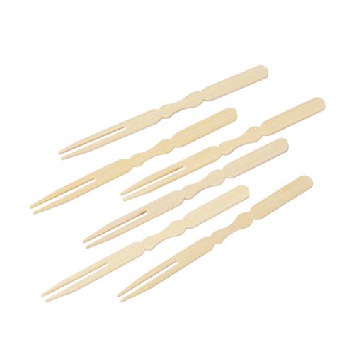 Mini Bamboo Fork Picks