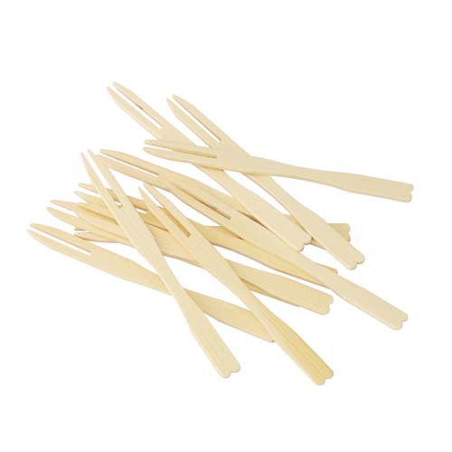 Mini Bamboo Fork Picks