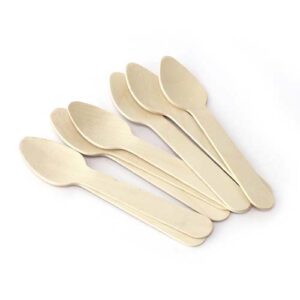 Small Wooden Dessert Spoons