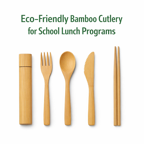 Why Bamboo Cutlery Is Gaining Popularity in School Lunch Programs
