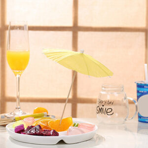 Wooden Umbrella Picks With Hawaiian Party Decorations