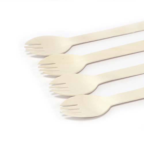 100% Compostable Wooden Cutlery