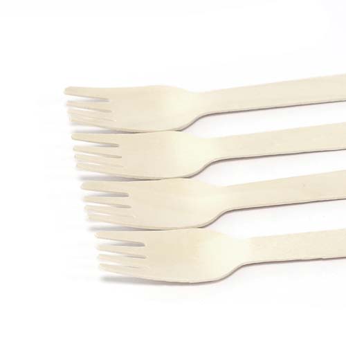 100% Compostable Wooden Cutlery