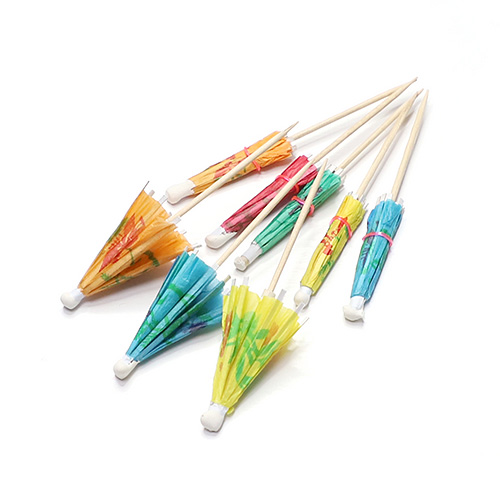 100mm Wooden Umbrella Picks