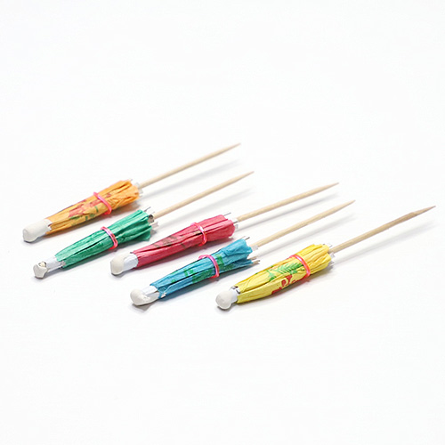 100mm Wooden Umbrella Picks