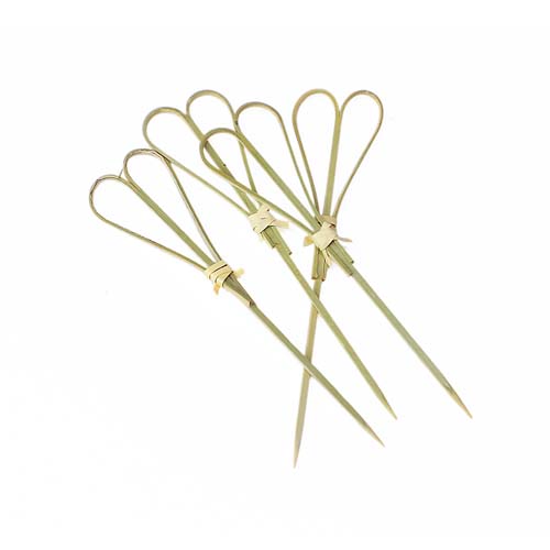 10cm Knotted Bamboo Skewers