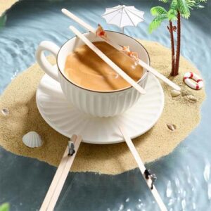110mm Bamboo Coffee Stirrers