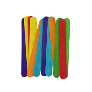 140mm Colored Wooden Ice Cream Sticks