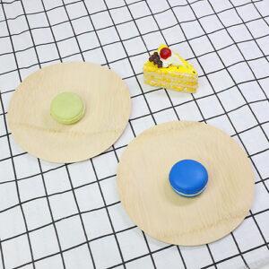 9 Inch Round Bamboo Plates
