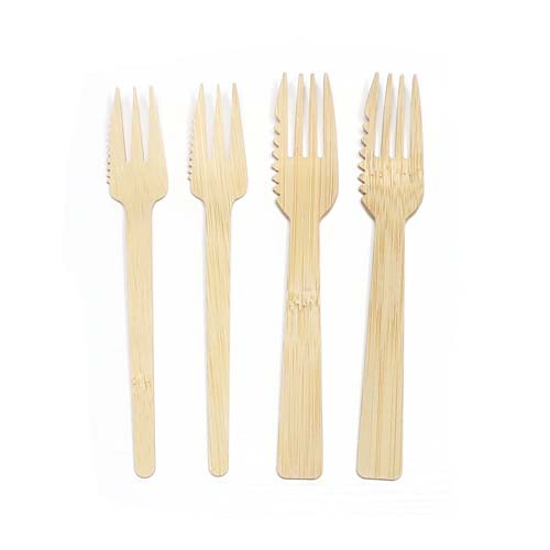 Bamboo Disposable Kitchen Forks