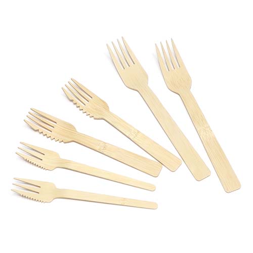 Bamboo Disposable Kitchen Forks