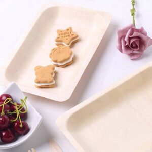 Bulk 8 Inch Wooden Plates