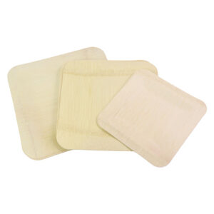 Square 7inch Bamboo Plate