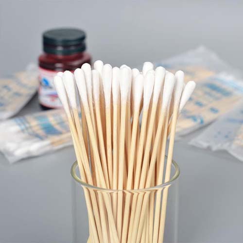 105mm Wooden Cotton Swabs