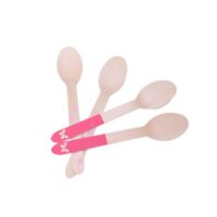 120mm Wooden Dessert Spoons