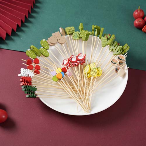 12cm Bamboo Cocktail Picks