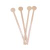 140mm Wooden Coffee Stirrers Round Head