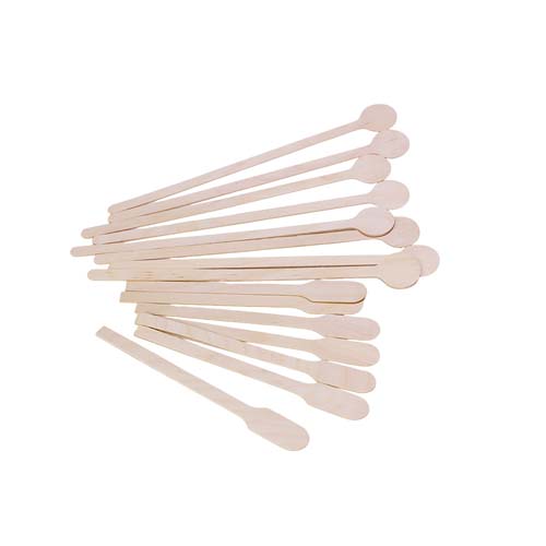 140mm Wooden Coffee Stirrers Round Head