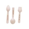 140mm Wooden Dessert Spoon