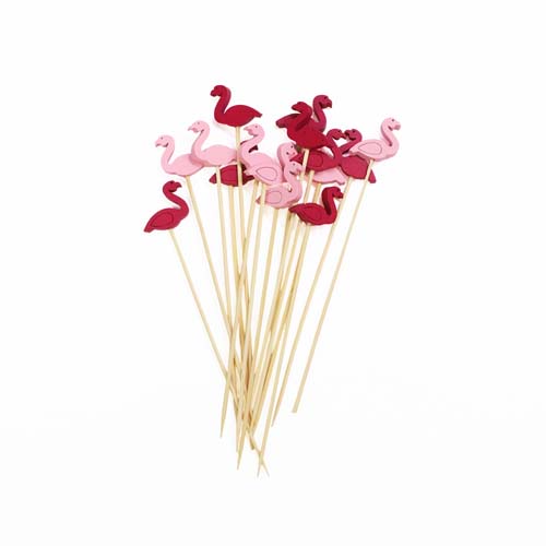 15cm Bamboo Cocktail Beads Pick