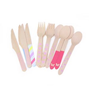 16cm Wooden Cutlery Set