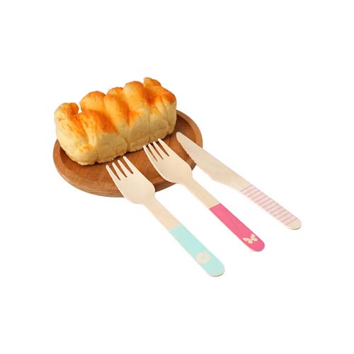 16cm Wooden Cutlery Set