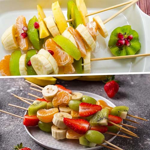 20cm Natural Bamboo Skewers