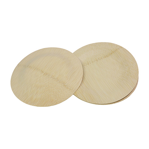 7 Inch Round Bamboo Plates