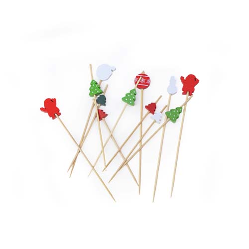 7cm Bamboo Fruit Pick