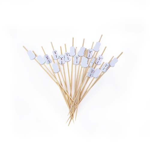 7cm Bamboo Fruit Pick