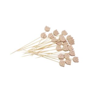 7cm Bamboo Fruit Pick