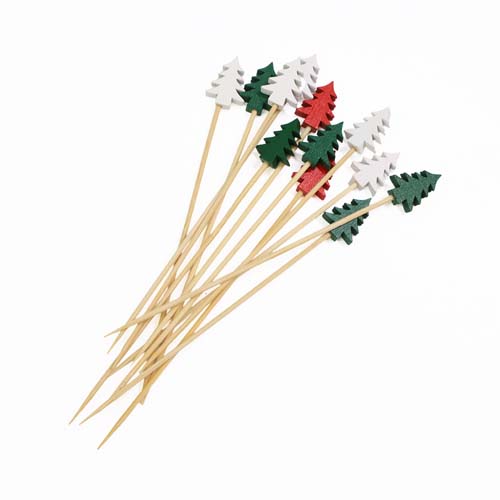 9cm Bamboo Fruit Pick