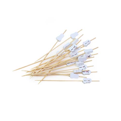 9cm Bamboo Fruit Pick