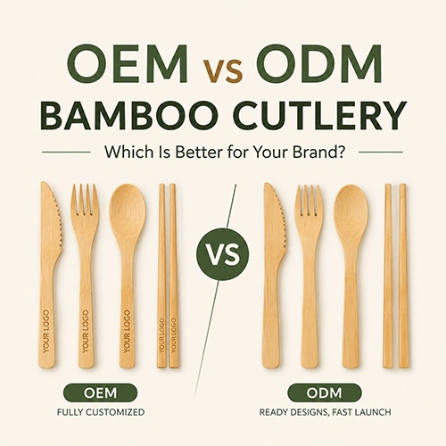 OEM vs ODM Bamboo Cutlery Which Is Better for Your Brand