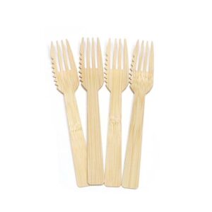 100% Natural Disposable Bamboo Fork