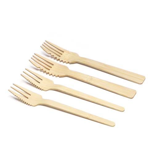 100% Natural Disposable Bamboo Fork