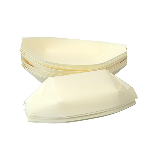 100% Wooden Plates Dishes Food Boats