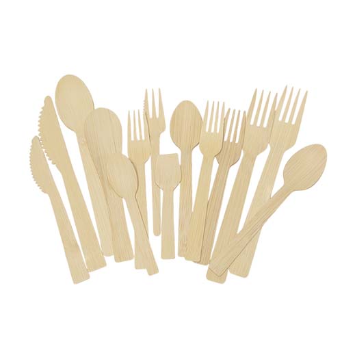 16cm Bamboo Cutlery Set