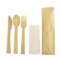 Bamboo Tableware Set for Takeaway Food