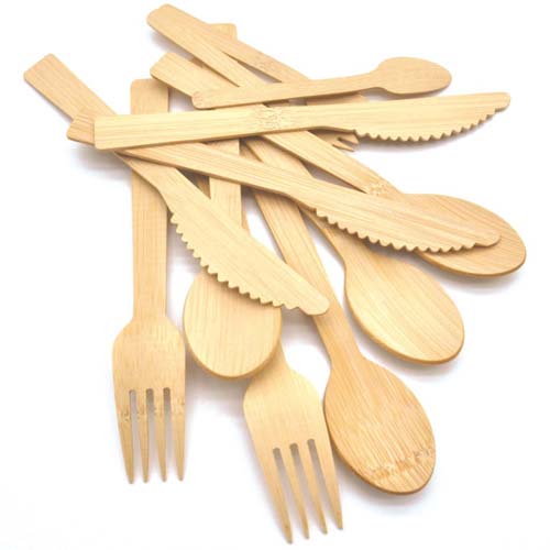 Bamboo Tableware Set for Takeaway Food
